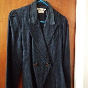 Bagatelle Dark Blue Pinstripe Blazer